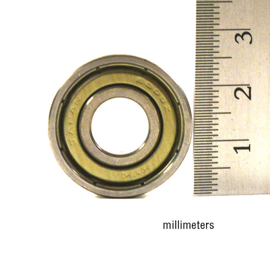 Bearing, Single Row, Radial, 10 x 26 x 8, 2-Shield [BRG000MM]