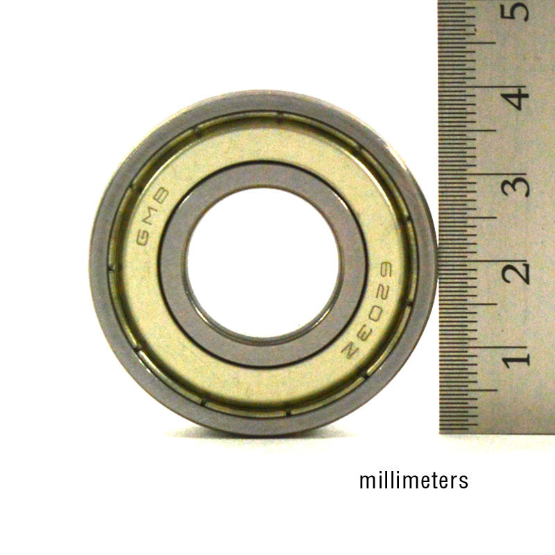 Bearing, Single Row, Radial, 17 x 40 x 12, 2-Shield [BRG203MM]