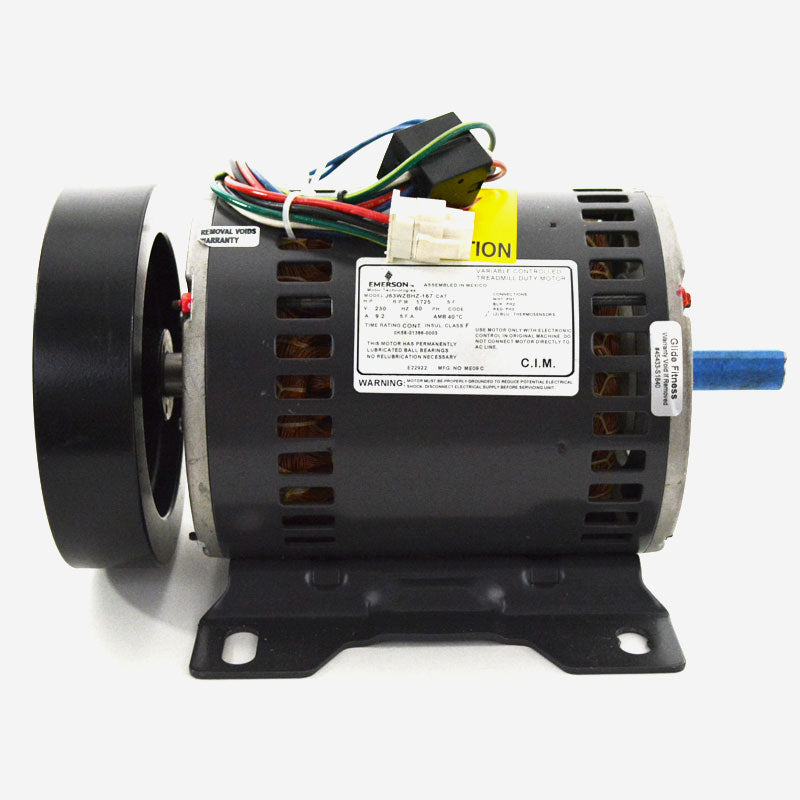 Drive Motor, Lifefitness 95T, Tapered Shaft Induction, AC : 4HP, 110/220V  Refurbished/Exchange*