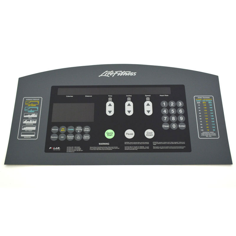 Overlay (Only), LifeFitness "Ti" Series Treadmills