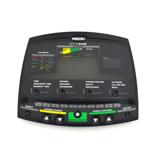 Faceplate, Overlay & Keypad, Precor C546 Self Powered, 43700-511, New**DISCONTINUED**