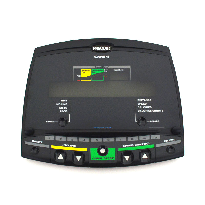 Faceplate, Overlay & Keypad, Precor C954 Treadmill, 44395-511, New**DISCONTINUED**