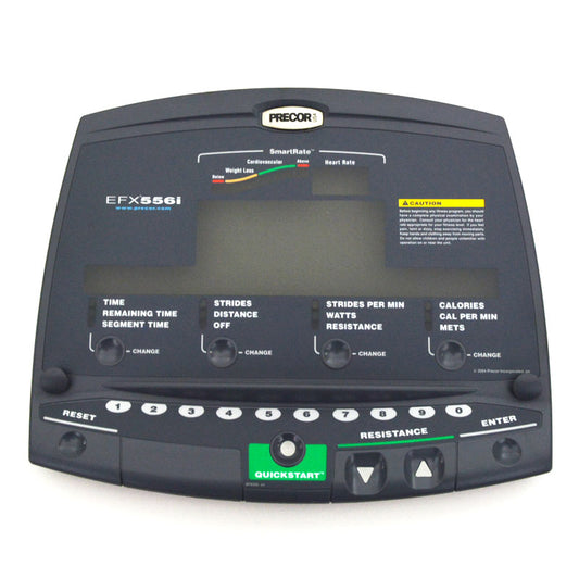 Faceplate, Overlay & Keypad, Precor C556i , 47338-101, New**DISCONTINUED**