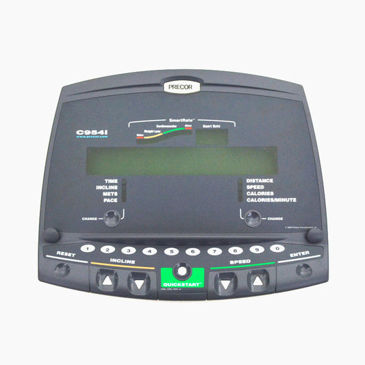 Faceplate, Overlay & Keypad, Precor C954i Treadmill, 47395-111, New**DISCONTINUED**