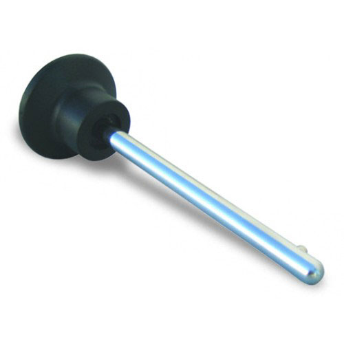 Pin, Locking w/Round Knob, 3/8", Locking Space 3-3/4", Chrome [STPINP140B36]