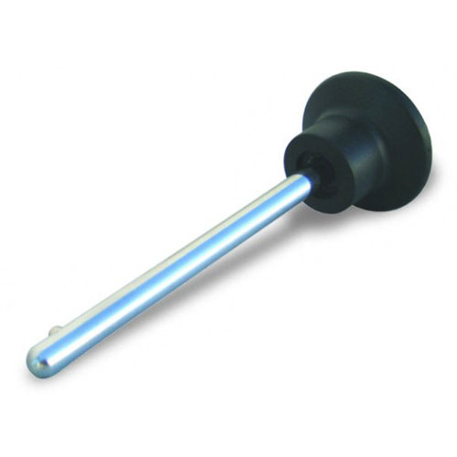 Pin, Locking w/Round Knob, 3/8", Locking Space 4-1/4", Chrome [STPINP150B36]